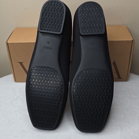 NIB Vivaia Square-Toe Lace-Up Mary Janes (Miley) Black Sz US 9 - Picture 6 of 8